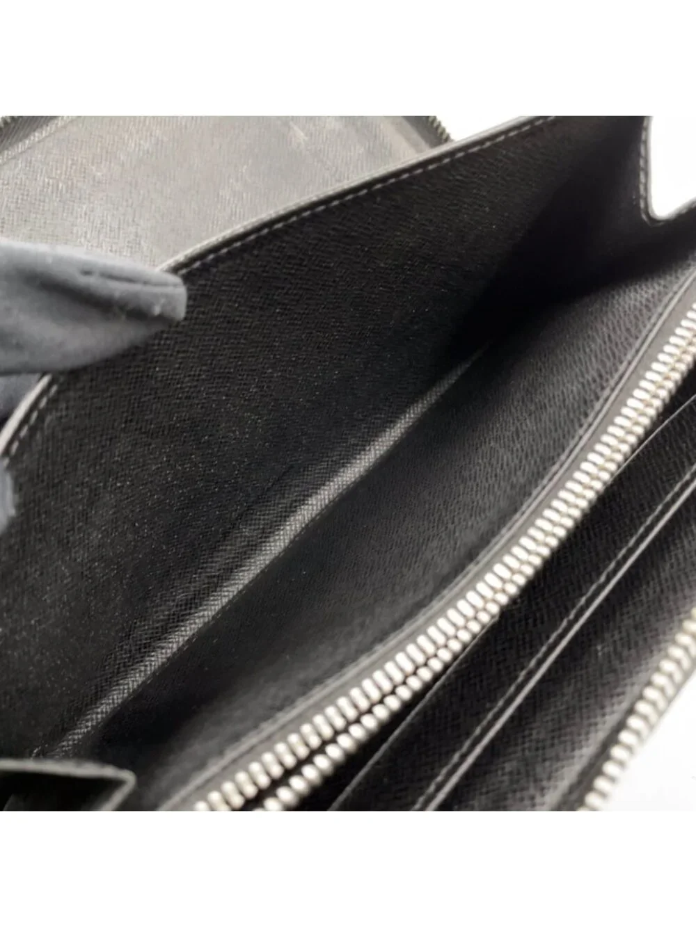Louis Vuitton Zippy Organizer Damier Graphite Leather Black Zip Around Wallet